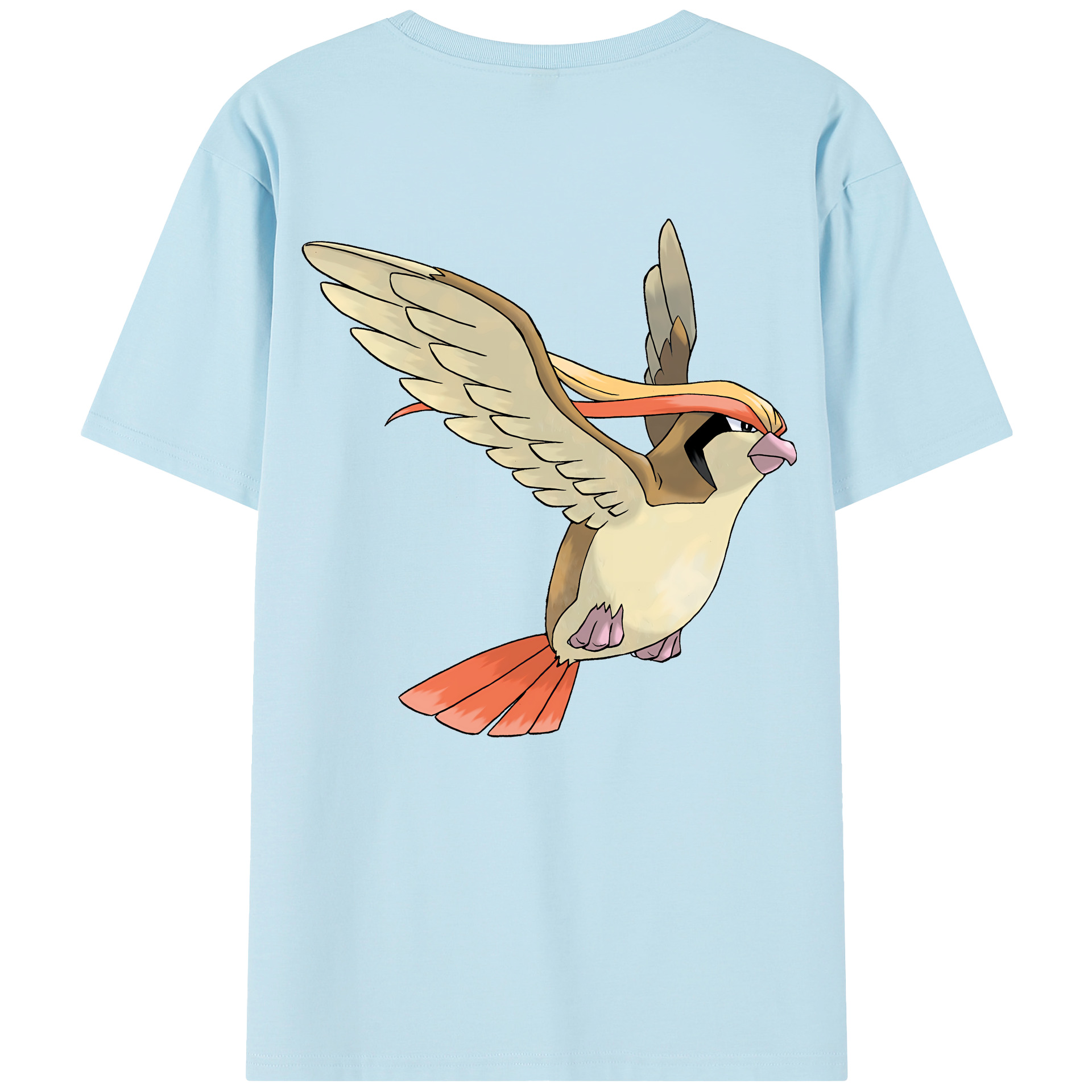 （画像用） ポケットモンスター Pokémon 綿100％半袖Tシャツ（背面プリント）